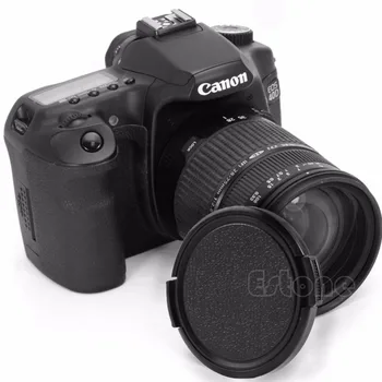 1 бр. черна 49 мм защелкивающаяся предната капачка на обектива за Nikon, Canon, Pentax, Sony SLR DSLR фотоапарат DC