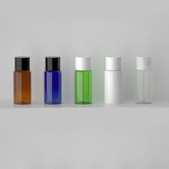 15 мл празни пластмасови козметични бутилки Малък контейнер с капак, размер за пътуване, шишета за лична хигиена, бутилка за вода, бутилка за грижа за кожата