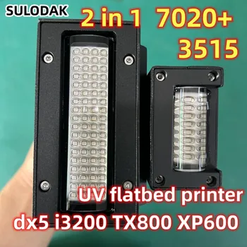 2 в 1 UVLED Отверждающая Лампа С Въздушно Охлаждане Бяло Мастило Сухо Светъл Маслен Лак на UV-Лампа Пълен Комплект За UV-Tablet принтер Special 395nm