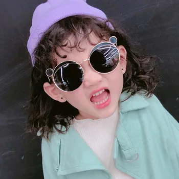 2023 Сладки мультяшные детски слънчеви очила за момичета и момчета, детски сладки очила с мышиными уши, модерни детски слънчеви очила с ярки цветове UV400