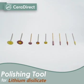 Ceradirect Полиращи инструменти за стоматологична лаборатория от дисиликата литий, керамични коронки, карета перална корона