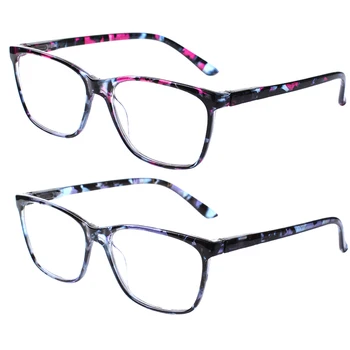 CLASAGA Мъжки и женски универсални очила за четене в тънка рамка от синя светлина, кръгли очила за четене на пружинном панта, модерни декоративни очила с висока разделителна способност