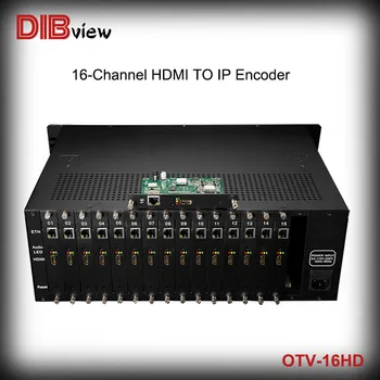 Dibview 8/12/16 в 1 Rtmps Srt, Hdmi ПР IPTV Хотелска система Мрежова излъчването на живо H264 H. 265 Hevc Стрийминг на HD-енкодер Provideo