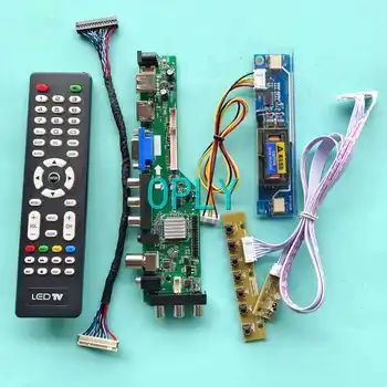 DVB 3663 Такса цифров контролер, Подходящ LTN160HT03-001/N01 САМ Kit 30 Pin, LVDS 1920*1080 USB VGA AV, RF, HDMI-Съвместим 16 