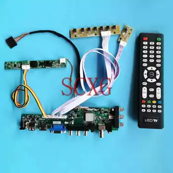 DVB Такса цифров LCD контролер Подходящи за LP154WE3-TLA1/TLA2/TLB1/TLB2 1680*1050 VGA HDMI-Съвместим AV, RF USB 40 Pin, LVDS 15,4