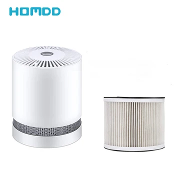HOMDD за Пречистване на въздуха H13 HEPA Филтри За Домашно Премахване на Формалдехид, дим ФПЧ2.5 Преносим Настолен Пречистване на Филтриране LED въздушния филтър