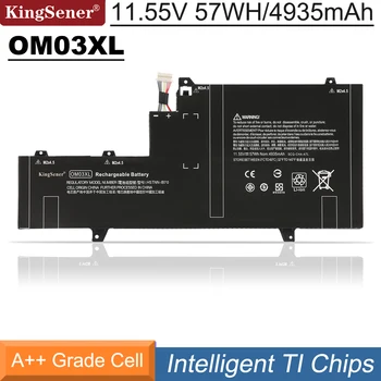 KingSener OM03XL 11,55 В 4935 mah Батерия за HP Elitebook x360 1030 G2 HSTNN-IB7O HSTNN-IB70 HSN-I04C 863167-171 863167-1B1 57WH
