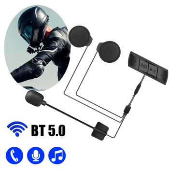 M7 Стерео със защита от смущения, БТ 5.0, безжичен преговорния телефон, FM-музикален плеър, тонколони, мотоциклети каска, слушалка