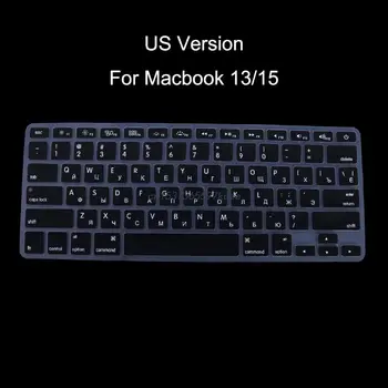 P82A Руски калъф за клавиатура, версията за САЩ, здрава стикер на руски език за Macbook Air Pro