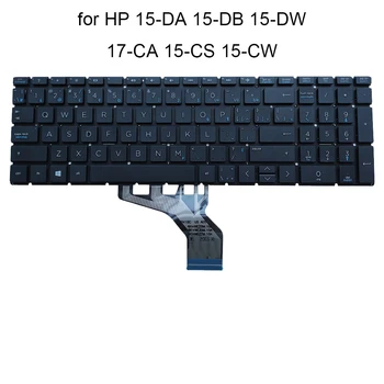 QWERTY Канада и френска клавиатура AZERTY за клавиатури лаптоп HP 15-DA 15-17 DB-BY 17-CA Pavilion 15-CS000 15-CW1076NR TPN-C135