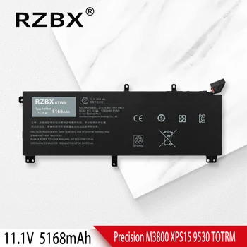 RZBX Нова Батерия за лаптоп T0TRM Dell Преносими компютри XPS 15 9530 9535 Precision M3800 TOTRM H76MV 7D1WJ Y758W 245RR 61WH