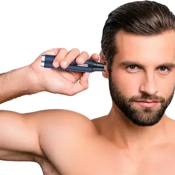 USB-тример за косми в носа Водоустойчив инструмент за премахване на окосмяване по лицето Акумулаторна машина за подстригване на коса в носа Безболезнена подрязване пестене на Енергия