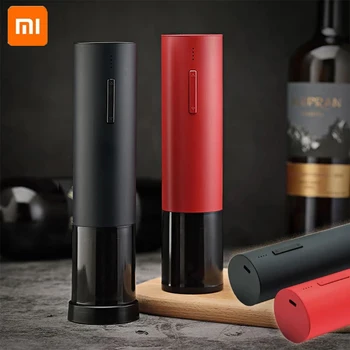 Xiaomi Акумулаторна електрическа отварачка за вино, автоматичен тирбушон, креативна отварачка за бутилки вино с USB-кабел, аксесоари за домашна бар