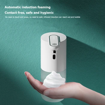 Автоматични Дозатори за Пенящегося Сапун За Баня Smart Smart Инфрачервен Сензор Перална Ръчна Машина USB Диспенсер дезинфектант За Ръце