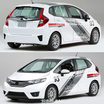 Автомобилни стикери за Honda Fit GK5 JAZZ 2014-2019 етикети на външния вид на купето, нови стикери за промяна на облицовки на купето Fit GK5