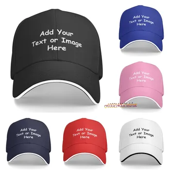 Бейзболна шапка по поръчка с ваш текст или изображение, персонализиран регулируеми шапки за шофьори на камиони, ежедневни шапка с козирка от слънцето за подаръци