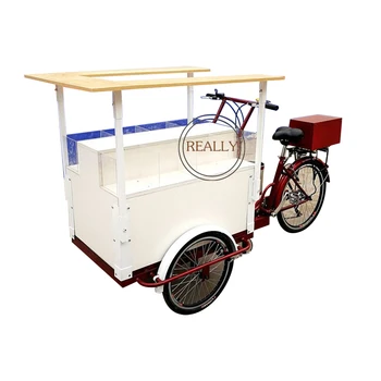 Висок клас electric кафе триколка с педала на помощ при предно зареждане, товарен под наем, превоз за храна, наем за приготвяне на сладолед