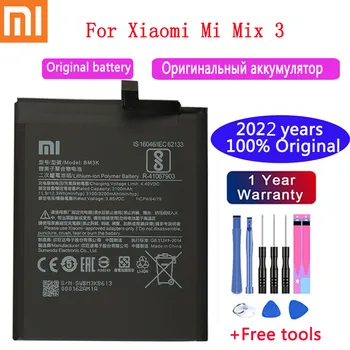 Въведете Mi Оригинална Батерия за телефон BM3K 3200 ма за Xiao Mi Mix 3 Mix3 Висококачествени Сменяеми Батерии на Дребно Опаковка Безплатен Инструмент