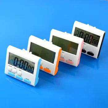 Големи магнитни LCD цифров кухненски спортни таймери таймер за Обратно отброяване приготвяне на 24 часа будилник таймери