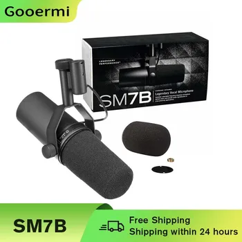 Динамичен микрофон SM7B с шумопотискане Висококачествени гласови микрофон за запис на студийната/на живо/пеене
