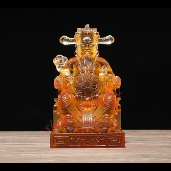Древен закон Люлин, кехлибар, Статуя на Буда-Бог на богатството, Изящни занаяти, накити