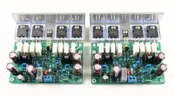 Една двойка L20 200 W 8R аудио усилвател на мощност Stero Усилвател на готовата платка от алуминий