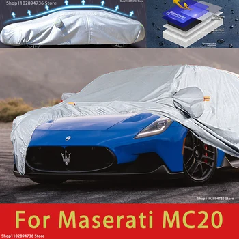 За Maserat MC20 Външна защита, пълно покритие на автомобила, заснежени седалките, козирка, водоустойчива прахозащитен външни автомобилни аксесоари