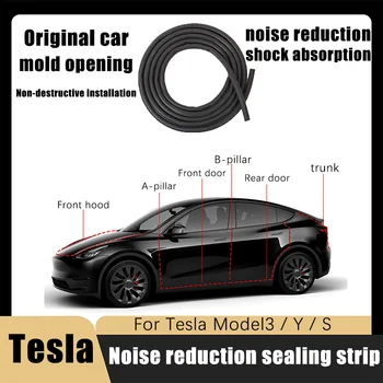 За tesla Model 3, Model Y, Model S, специална звукоизоляционная оборудване запечатване на уплътнението, пылезащитная и ветрозащитная оборудване запечатване на уплътнението