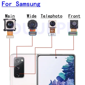 Задната Основна + Предна + Широка + Телеобектив Модул Камера Гъвкав Кабел За Samsung Galaxy S20 S21 FE 4G 5G G780 G781 G990
