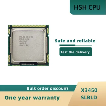Използва процесор на Intel Xeon X3450 Quad Core 2.66 GHz 8M 2.5 GTs SLBLD Socket LGA 1156 ПРОЦЕСОР, равен i5 750
