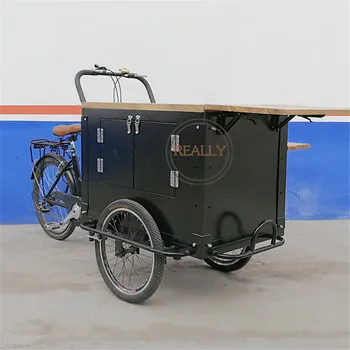 Индивидуални електрически педал три колела под наем, превоз за превоз на работната сила, кафе наем на храна за вкъщи