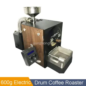 Инфрачервено Топлинно Излъчване на Печене на Кафе на Зърна Търговски Полугорячая Въздушна Печене Поддръжка на Bluetooth Curve 600g Електрическа Кафе-машина
