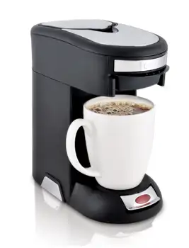 Кафемашина за една порция, за приготвяне на 10 грама кафе или топла вода, съвместима с кафе и с малко пари.