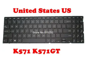 Клавиатура за лаптоп ASUS K571 K571GT K571L K571LH K571LI САЩ черна без рамка
