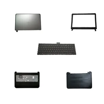 Клавиатура за лаптоп главни букви Горната част на задния капак на LCD дисплея Долния капак на корпуса за HP 14-BY 14Q-BY 14q-by000 Черно САЩ