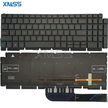 Клавиатура за лаптоп САЩ, нова за DELL G15 5510 5511 5515 5520 с подсветка 0H4XRJ