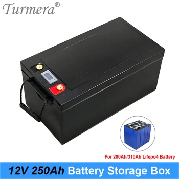 Кутия за съхранение на батерии Turmera 12V 280Ah 310Ah 3.2 V Lifepo4 с LCD индикатор за Слънчевата система или източник на непрекъсваемо захранване