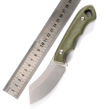 Малък нож с пълна опашка от стомана 14c28n с фиксирано острие, преносим бельо дръжка, походный нож, ловен EDC инструмент