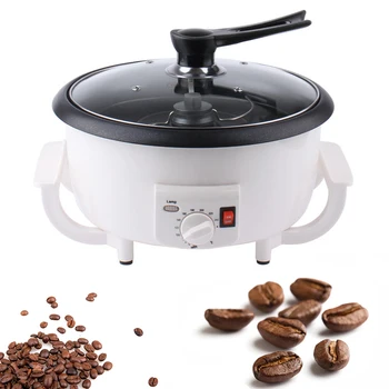 Машина за печене на кафе на зърна Домакински електрически печене Сушена фъстъци с незалепващо покритие инструмент за печене, сушене на зърно
