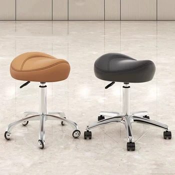 Мебели за интериора, въртящи се в един фризьорски стол, подвижен стол за грим, козметичен стол, мултифункционален шкивный стол, скандинавски творческа мобилно седалка