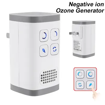 Мини-йонен генератор на озон, безшумен пречистване на въздуха, дезодорант за домашна баня, тоалетна, дезодорант за домашни любимци, йонизатор на въздуха, plug-in ЕС