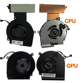 нов вентилатор за охлаждане на процесора на вашия лаптоп за лаптоп HP 15-DC Процесор cpu fan GPU