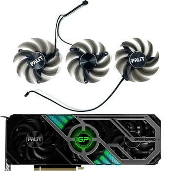 Нов оригинален 82 мм вентилатора за охлаждане на подмяна на Palit GeForce RTX 3060 Ti 3070 3070Ti 3080 3080Ti Gamingpro OC охладител за видео карти