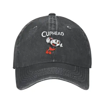 Нова мода памучен бейзболна шапка с чаша за мъже и жени, лятна шапка на татко с анимационни игра за възрастни, регулируеми по поръчка