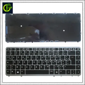 Оригиналната френска клавиатура Azerty за HP EliteBook 840 G1 840 G2 850 G1 850 G2 855 G2 ZBook 14 FR 731179-051 736654-051