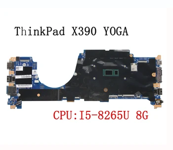 Оригиналът на ThinkPad X390 Yoga LBB-1 18729-1 дънна Платка i5-8265U 8G 5B21C15253 02HM863 5B21A41187
