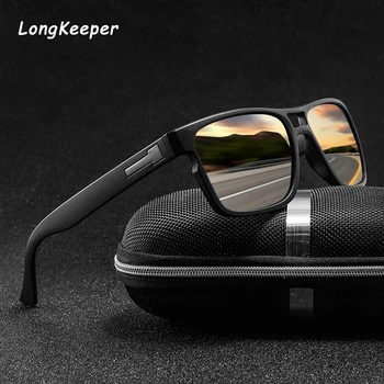 Поляризирани слънчеви очила, мъжки дизайнерски слънчеви очила за шофиране, жените vintage слънчеви очила за шофьора, черни очила, Gafas de sol
