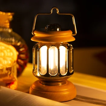 Походный лампа, Акумулаторна батерия led походный фенер Акумулаторна 5000 ма лампа от 100 Вата туристически принадлежности за Външно осветление от Лампа за Палатка
