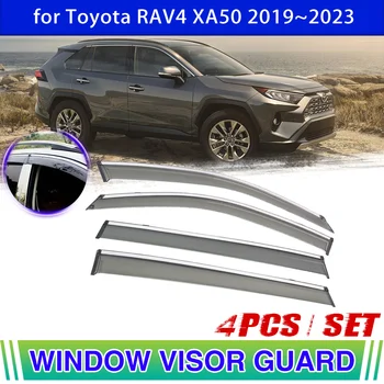 Прозорец Козирка за Toyota RAV4 XA50 Suzuki През 2019 ~ 2023 вентилационна (противовакуумна) канална Тента От Слънце и Дъжд За Вежди, Защита От Дим, Дефлектори, Аксесоари