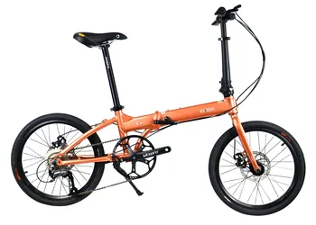 Сгъваеми велосипеди за възрастни, ультралегкий преносим 20-инчов велосипед от алуминиева сплав с 9 скорости за мъже и жени